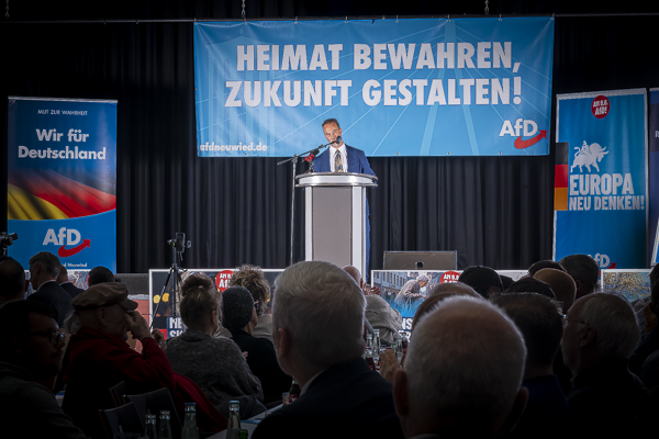 Dr. Jan Bollinger beim Heimattreffen der AfD Rheinland-Pfalz in Neuwied