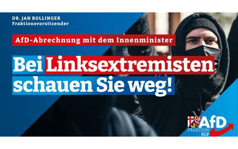 Gruppe vermummter Linksextremisten.