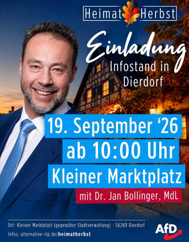Infostand 19. September Dierdorf