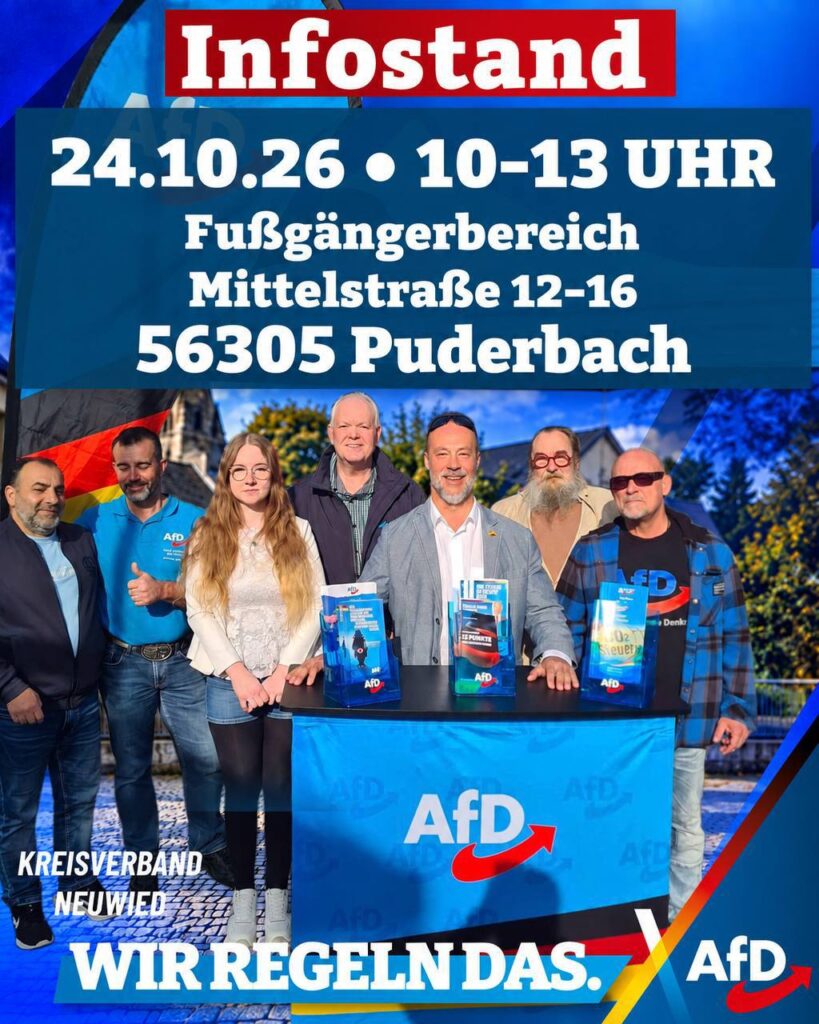 Infostand in Puderbach